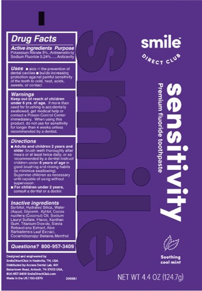 Primary Packaging Tube (Smile Direct Sensitivity Tp Tube)